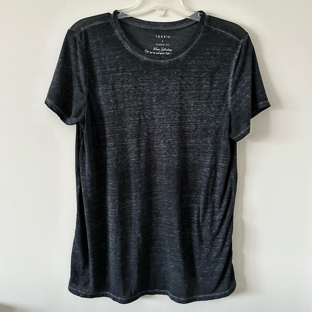 Torrid slub crew neck tshirt